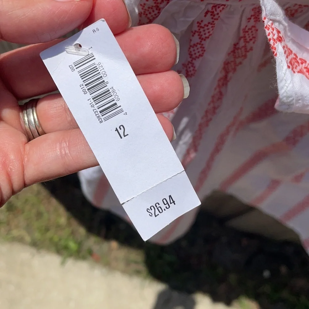 Old Navy Print Skirt Sz 12 New
